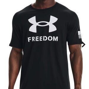 Under Armour Men's Black Freedom Tee